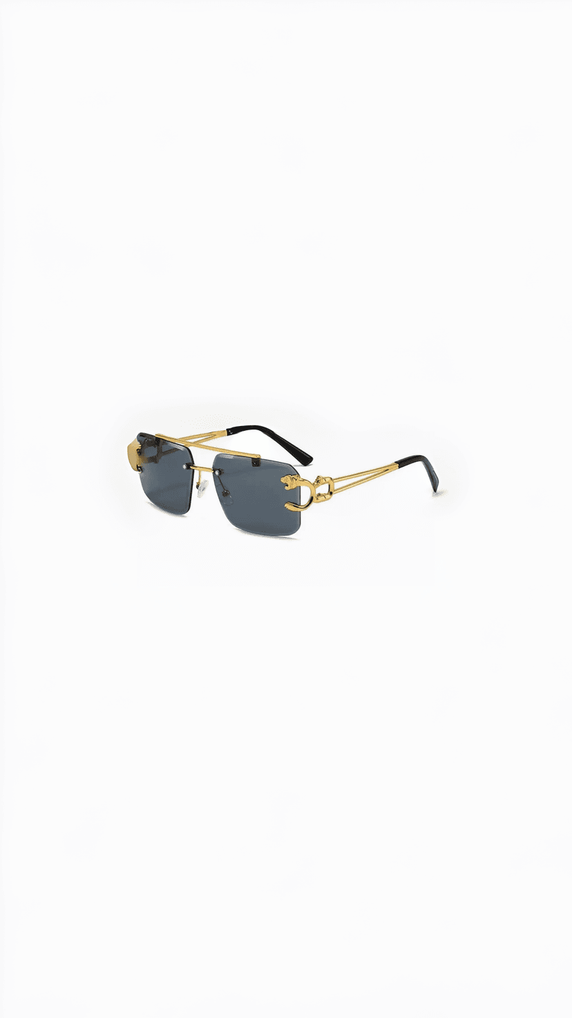Vintage Luxury Double-Bridge Frameless Shades